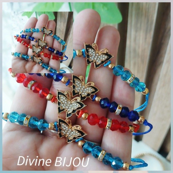 Producto - Pulsera mariposa cristal