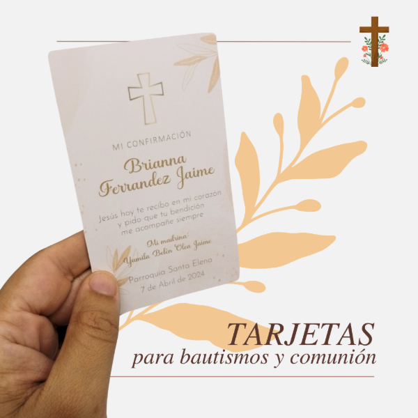 Producto - Estampitas para Bautismo / Comunión / Confirmación