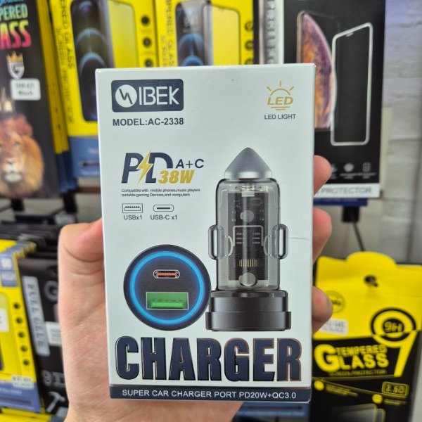 Producto - Cargador para auto - Ibek Tipo C