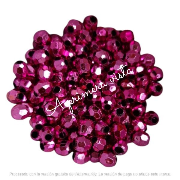 Producto - Perlas facetadas metalizada x25g (1)