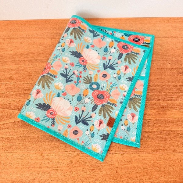 Producto - FUNDA ABC Diseño Floral Verde