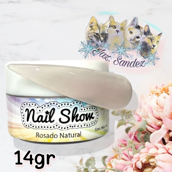 Producto - POLIMERO NAILSHOW 14GR ROSADO NATURAL