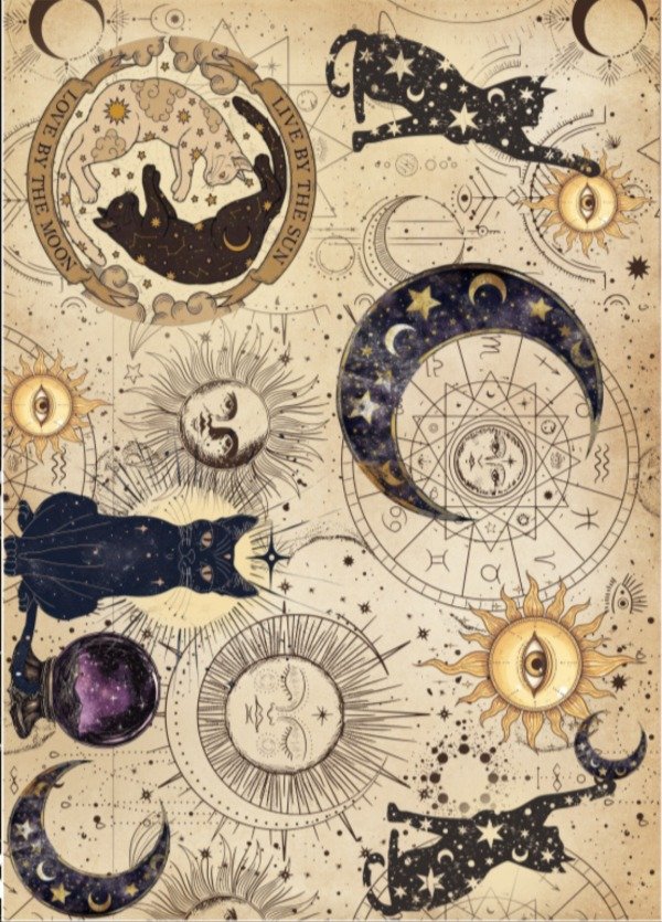 Producto - Lamina de Seda Sublimable ORACLE MISTIC1B