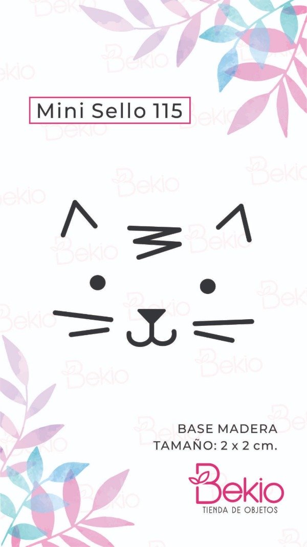 Producto - Mini Sello 115 - Gato