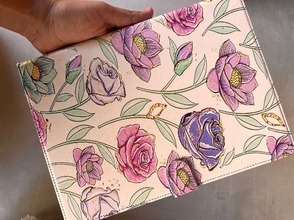 Producto - Funda tablet 10 y 11 pulgadas, deseño rosas