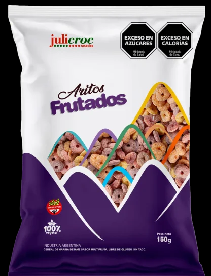 Producto - Aritos frutados Juli Croc por 150 grs