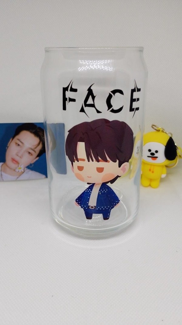 Producto - Vaso Jimin BTS FACE Like Crazy - DTF UV