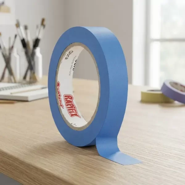 Producto - Cinta Papel Enmascarar Azul Uv 24mm X 50 Rapifix Pintor - 1