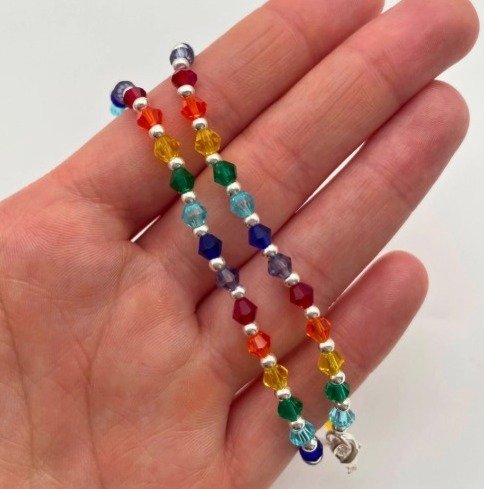 Producto - Collar Cristal Bicono Multicolor