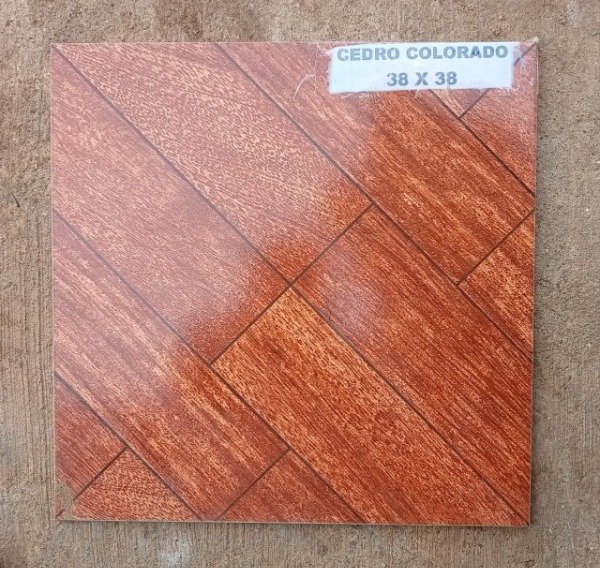 Producto - Cerámica Cedro Colorado 38x38 (16 piezas) Caja 2.31 m2 - 1
