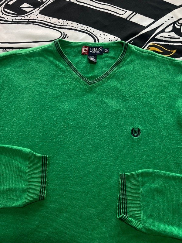 Producto - Sweater Chaps verde. Talle XXL