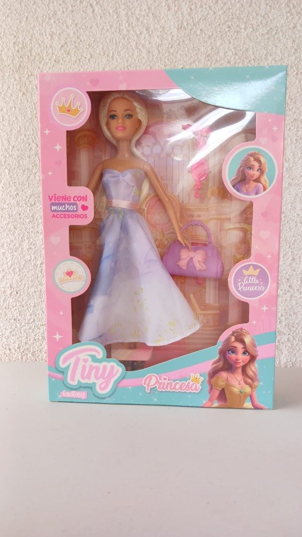 Producto - MUÑECA TINY PRINCESA C/ACCESORIOS