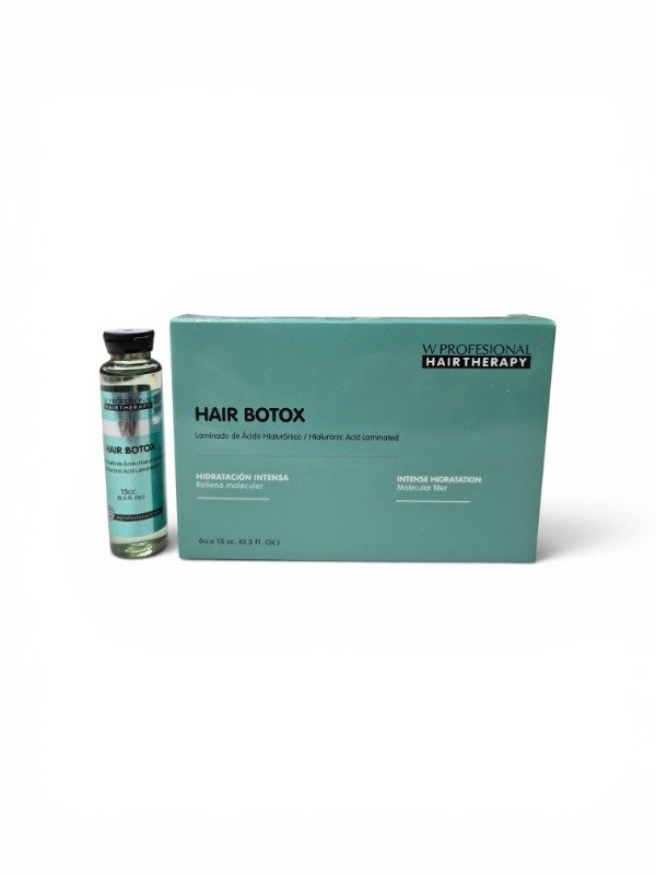 Producto - Hairtherapy / Hair Botox / Ampolla Argan Oil con Acido Hialuronico 6u x15cc