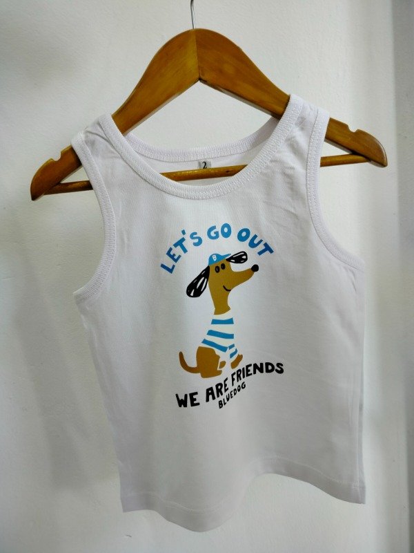 Producto - ARTICULO 307 - G- MUSCULOSA DE ALGODON ESTAMPA DTF LETS GO