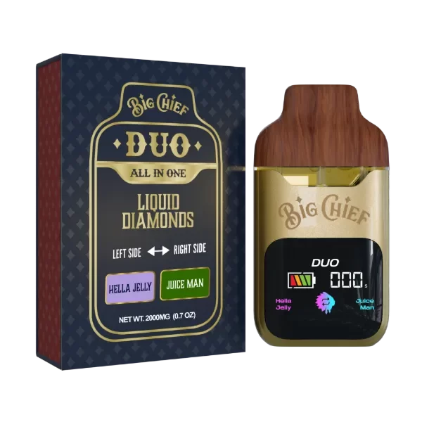 Producto - Hella Jelly y Juice Man - Big Chief Duo - Indica y Sativa