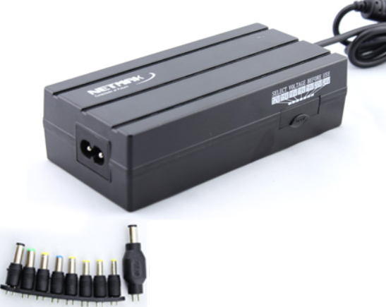 Producto - Cargador universal p/notebooks -90w -manual -Netmak (NM-1187)