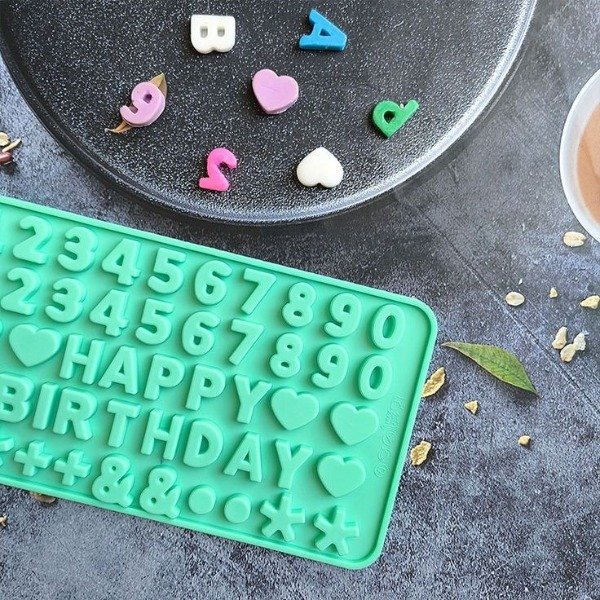 Producto - Molde Happy Birthday + numero + signos