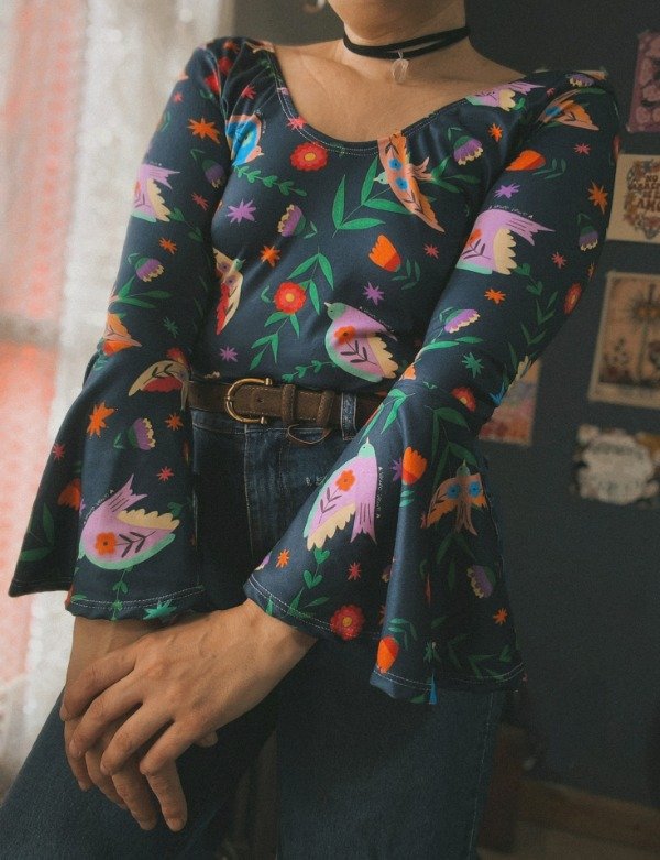 Producto - PREVENTA Remera Janis "Pajaritos" - 1