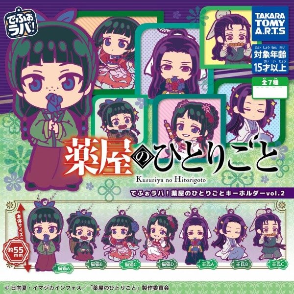 Producto - Kusuriya no hitorigoto ruber strap gashapons 2