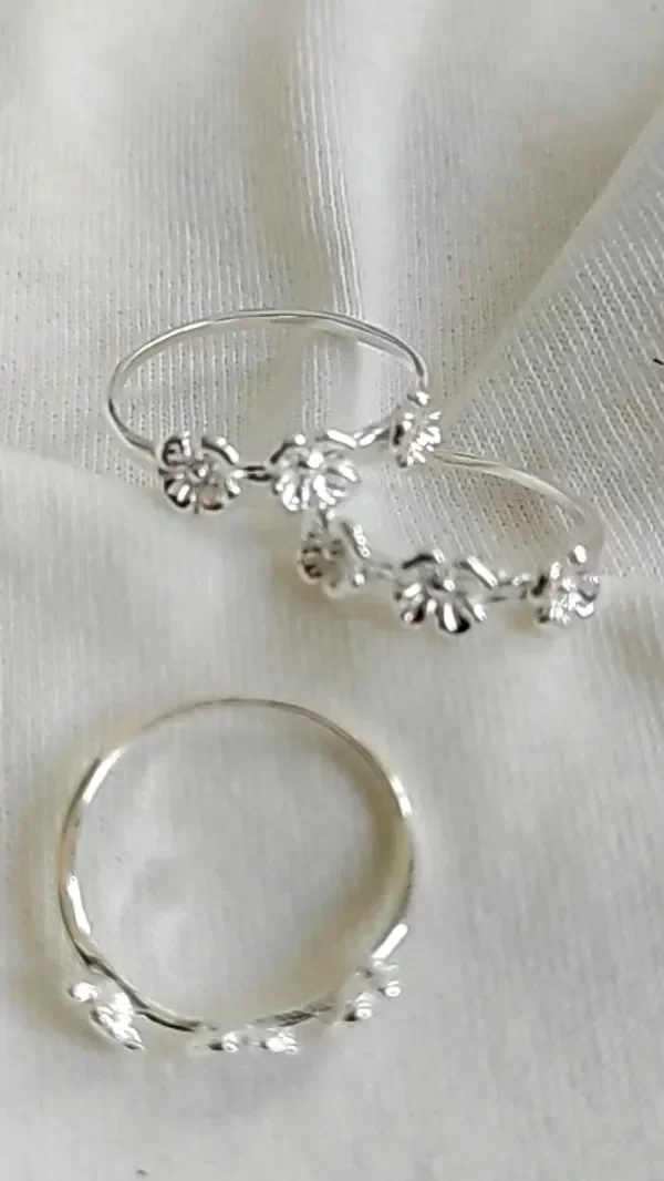 Producto - Anillo de Plata 925 tres flores