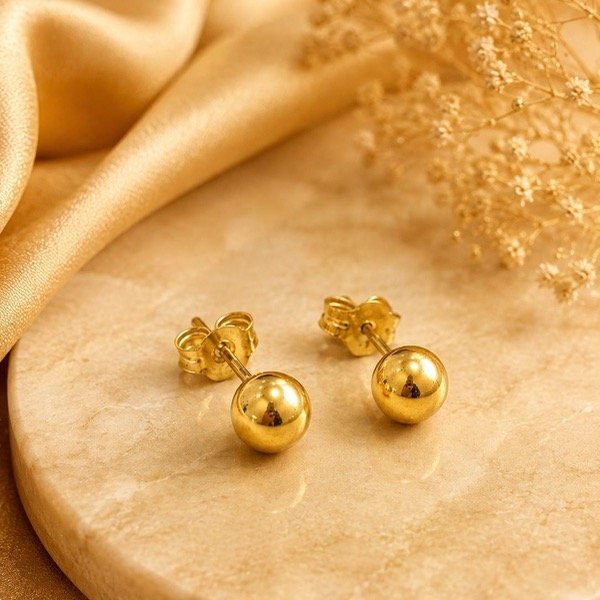 Producto - Aros pasantes Bolitas Plata 925
