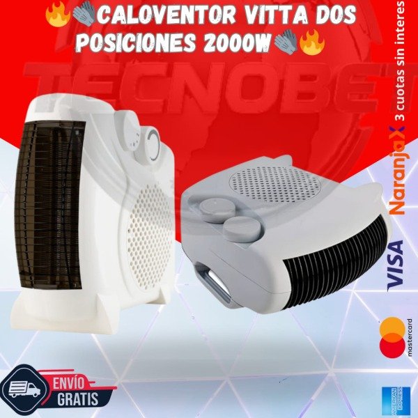 Producto - CALOVENTOR VITTA DOS POSICIONES 2000W