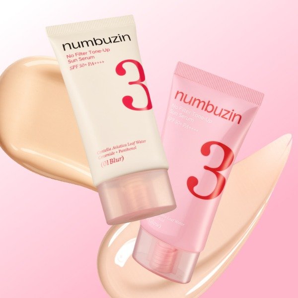 Producto - Numbuzin No.3 No Filter Tone-Up Sun Serum 50ml (2 Colors)