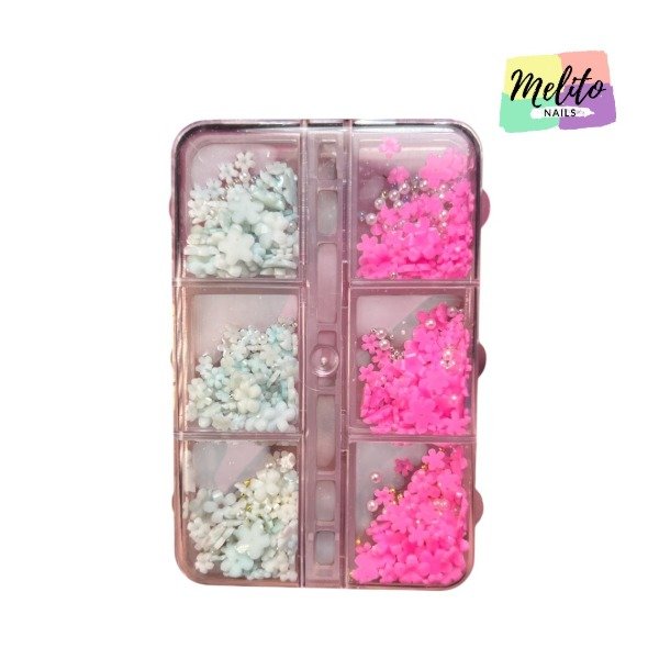 Producto - Flor sakura Rosa y verde