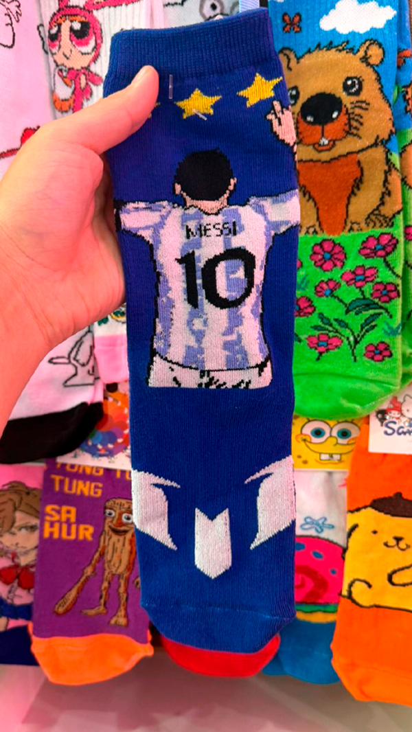 Producto - Media Caña Messi azul