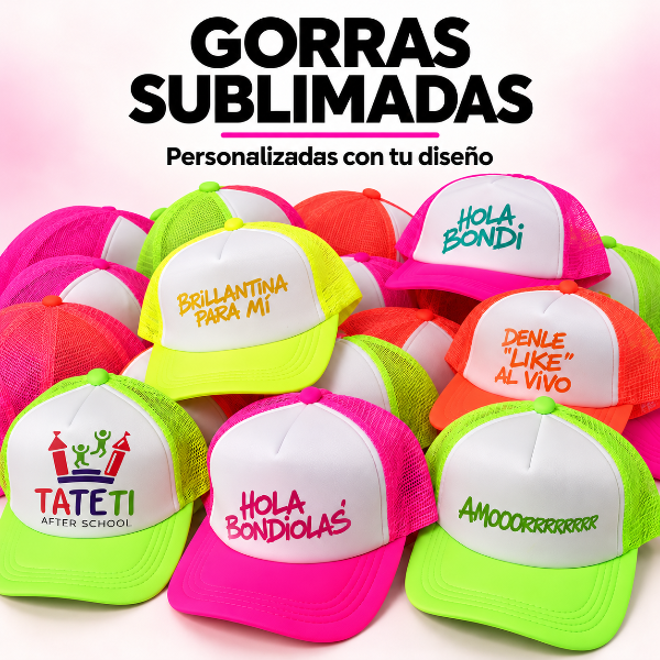 Producto - Gorras Trucker Sublimadas Personalizadas - 0