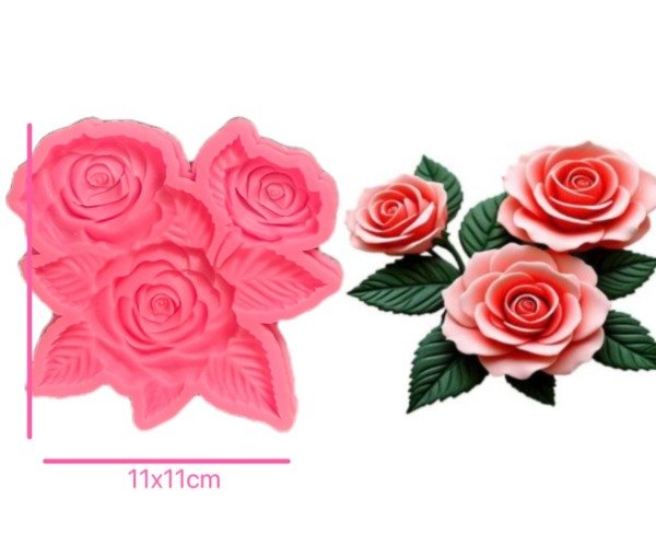 Producto - Molde de 3 flores