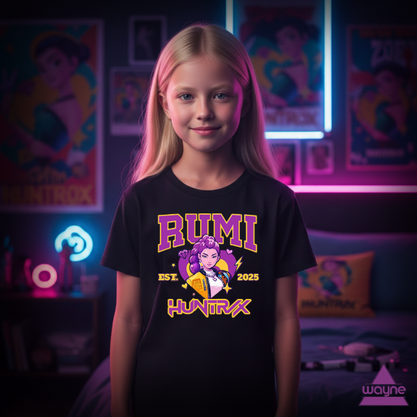 Producto - Remera kid K POP demon hunters Rumi