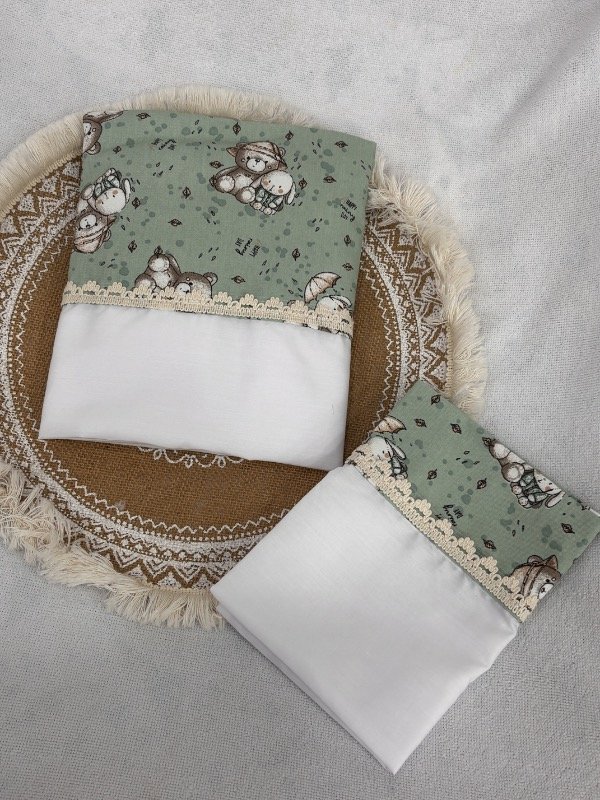 Producto - Sábanas puntilla OSO GREEN CO-lecho