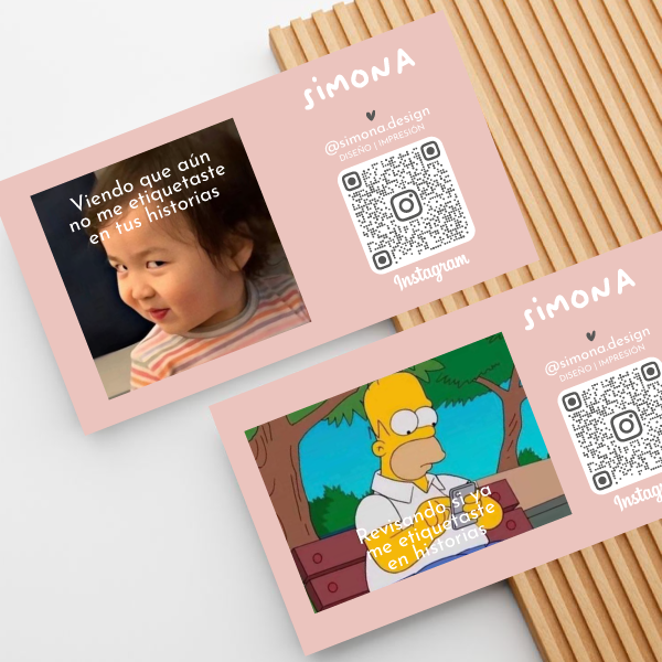 Producto - tarjeta meme simple faz