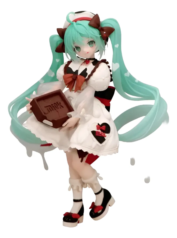 Producto - Figura Original Miku x Tirol Choco (Milk ver.)- Trio-Try-iT - FuRyu - 18cm