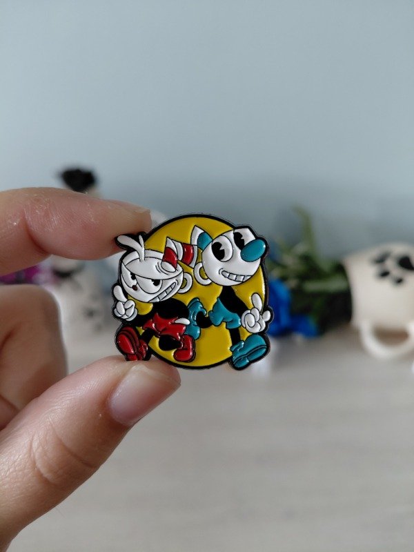 Producto - Pin metalizado - Cuphead y Mugman #1613