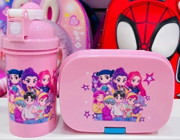 Producto - Combo Botella + Lunchera K-Pop