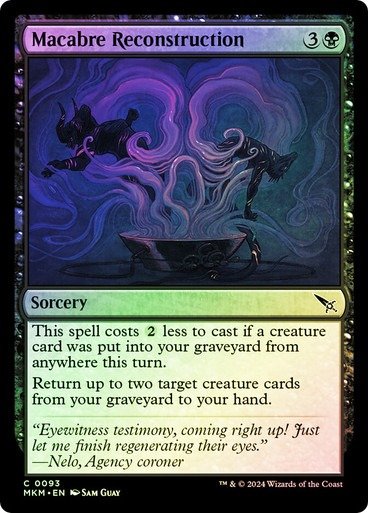 Producto - Macabre Reconstruction Foil  Ravnica: Murders at Karlov Manor