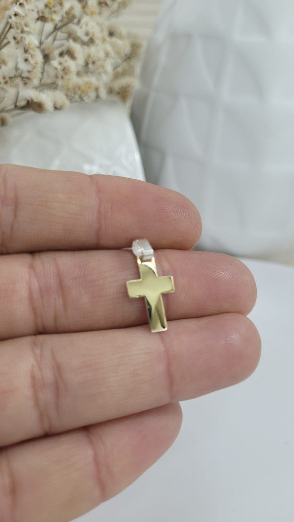 Producto - Dije de plata Cruz combinada (DI153)