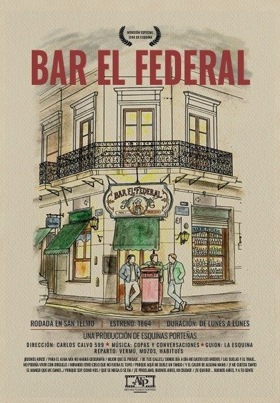 Producto - Cuadro El Federal - Bares de Película
