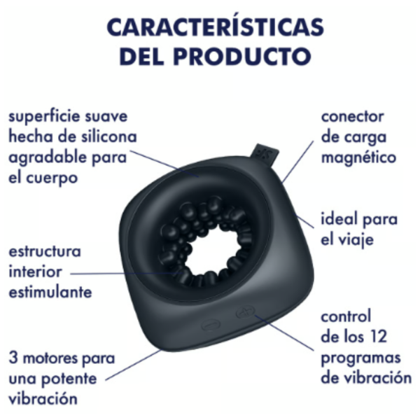 Producto - Masturbador con vibración Satisfyer Ring Stroker (Recargable) - 2