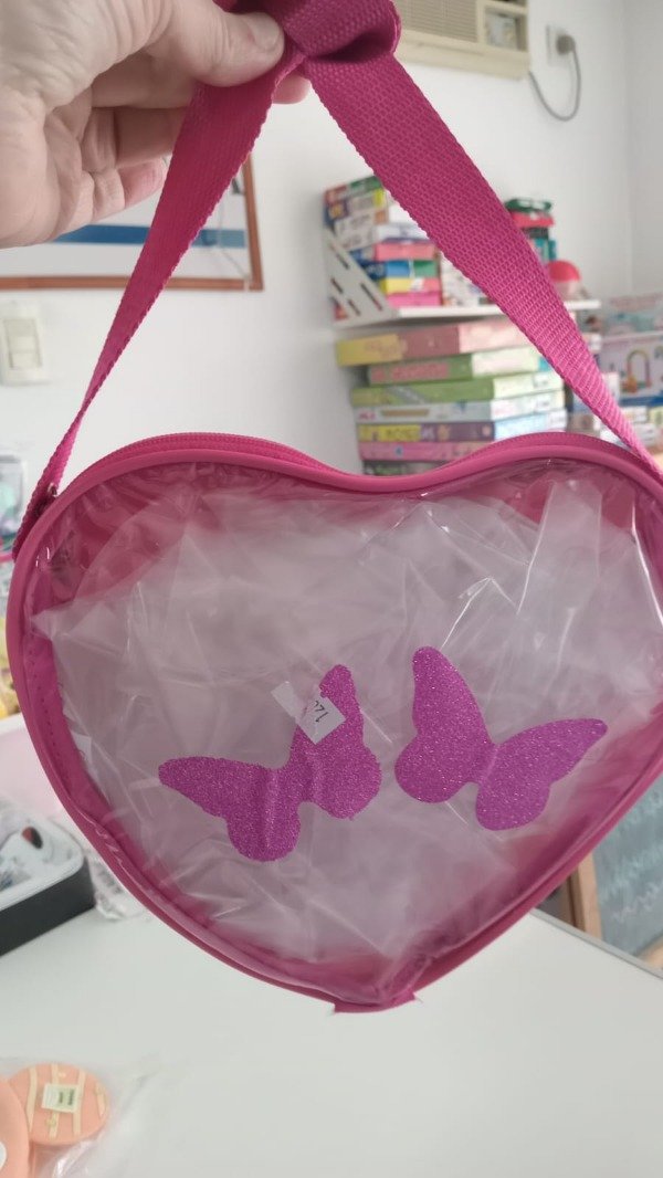 Producto - Carterita de Cordura y Cristal Corazon 6187