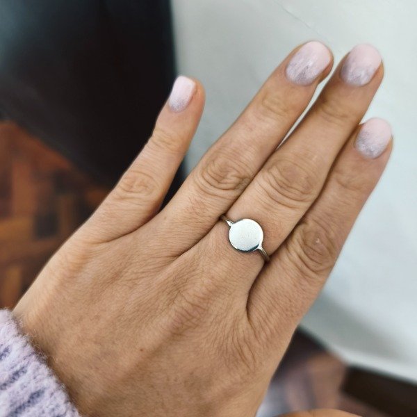 Producto - Anillo círculo chato (#526)
