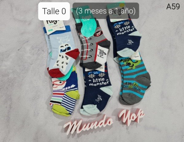 Producto - Medias estampadas Niños T0