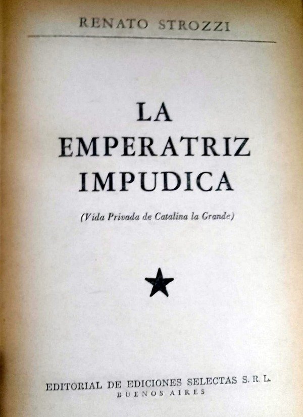 Producto - La emperatriz impudica - Renato Strozzi