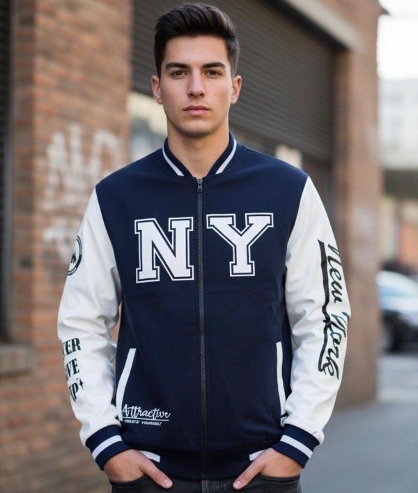 Producto - LÍNEA GABRIEL Campera gabardina combinada