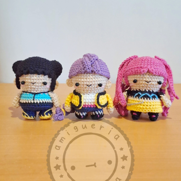 Producto - Guerreras K-Pop - Ebook de patrones Amigurumi