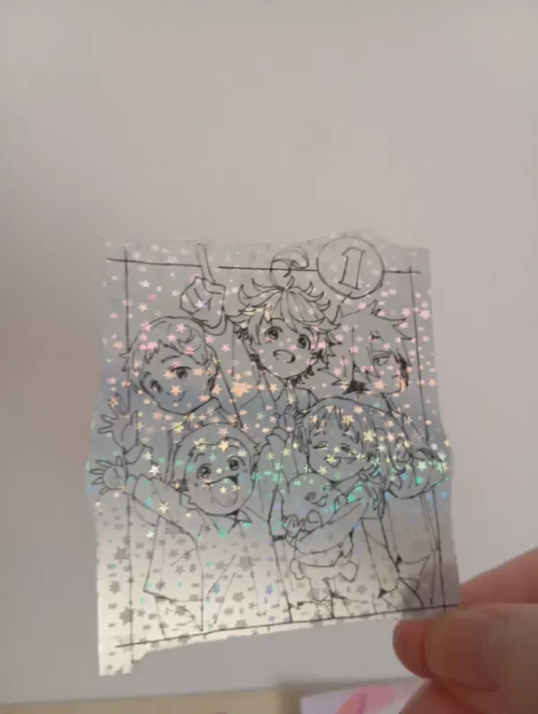 Producto - Sticker Holo The promised neverland - Stock inmediato