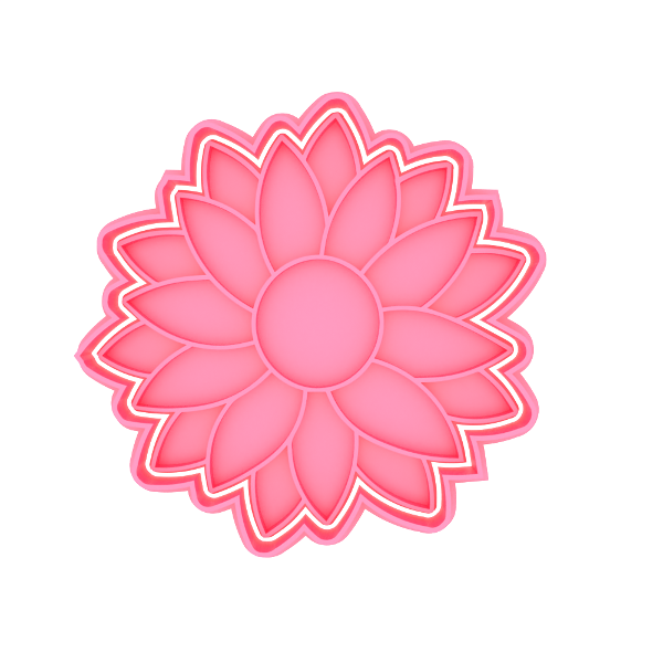 Producto - Cortante con sello para cookie Flor 3