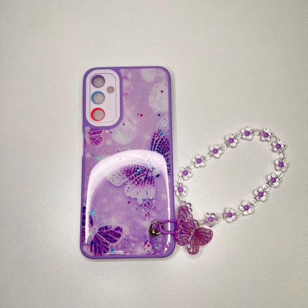 Producto - Funda con diseño + holder. -A05s lila